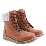 (EV2646-21 / EV2526-21) Emel camel lace up winter boot