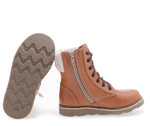 (EV2646-21 / EV2526-21) Emel camel lace up winter boot