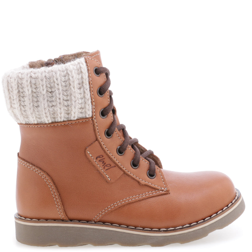 (EV2646-21 / EV2526-21) Emel camel lace up winter boot