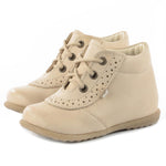 (716-8) Emel Lace Up First Shoes beige - MintMouse (Unicorner Concept Store)