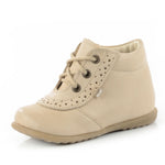 (716-8) Emel Lace Up First Shoes beige - MintMouse (Unicorner Concept Store)