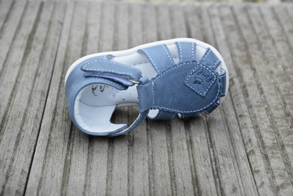 (2206-3) Emel Blue Half-Open Shoes - MintMouse (Unicorner Concept Store)