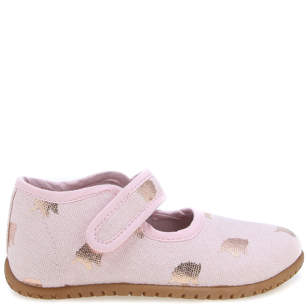 Emel slippers - Pink Unicorns ballerina (103-1)