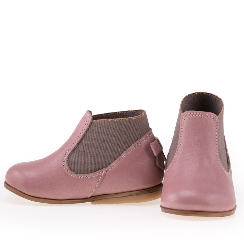 (2593-13) Emel pink ankle boot bow - MintMouse (Unicorner Concept Store)