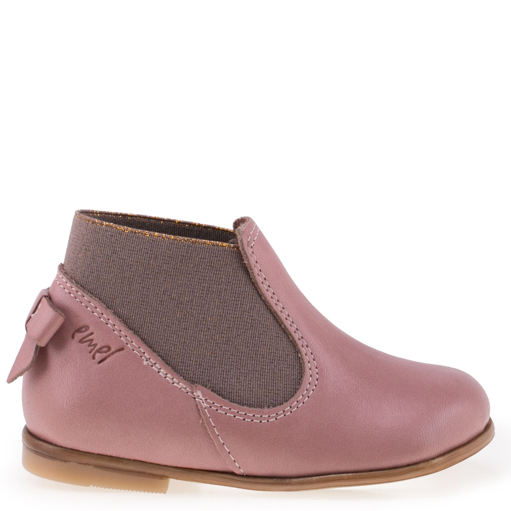 (2593-13) Emel pink ankle boot bow - MintMouse (Unicorner Concept Store)