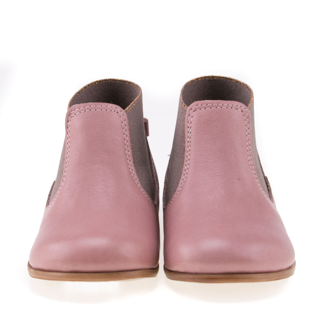 (2593-13) Emel pink ankle boot bow - MintMouse (Unicorner Concept Store)