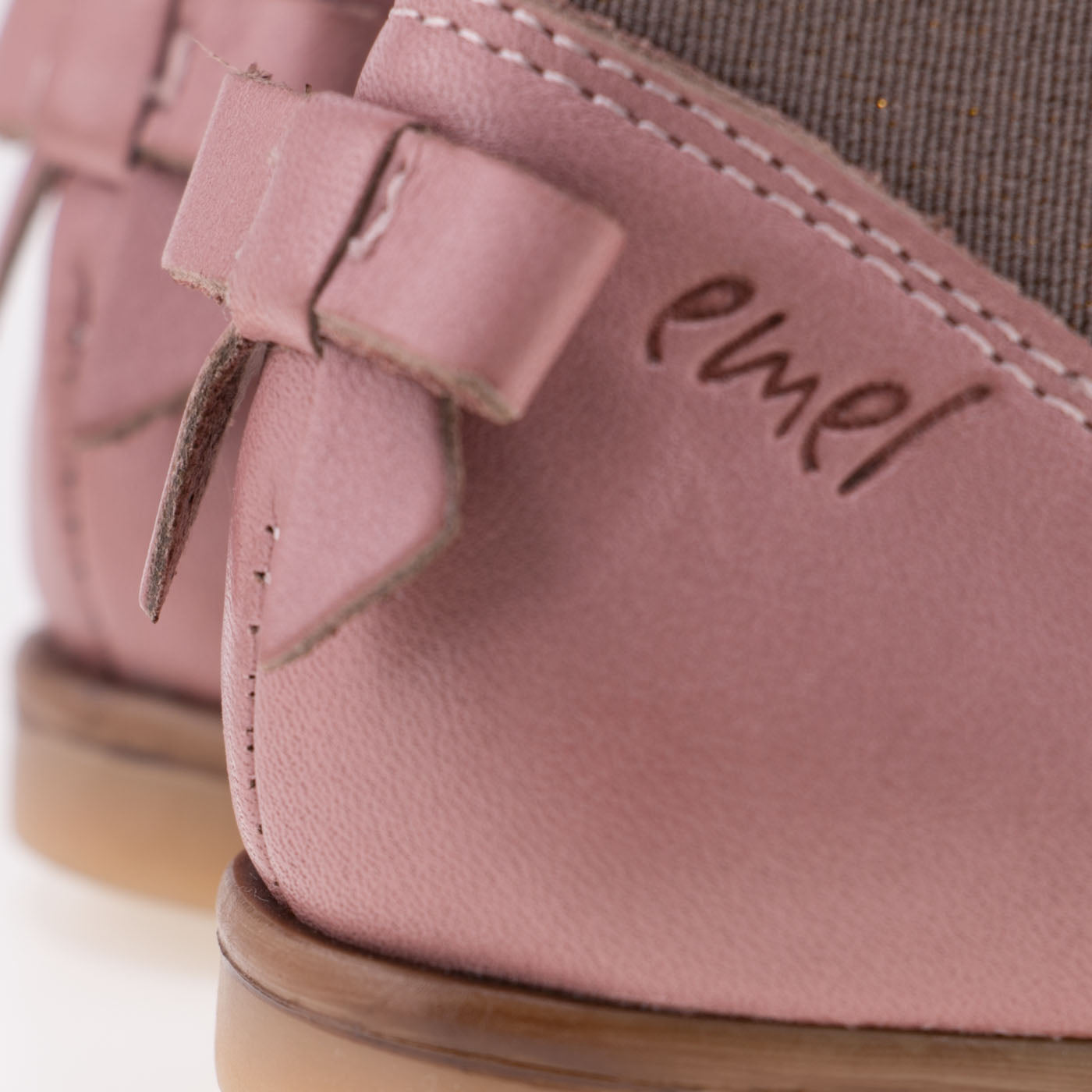 (2593-13) Emel pink ankle boot bow - MintMouse (Unicorner Concept Store)