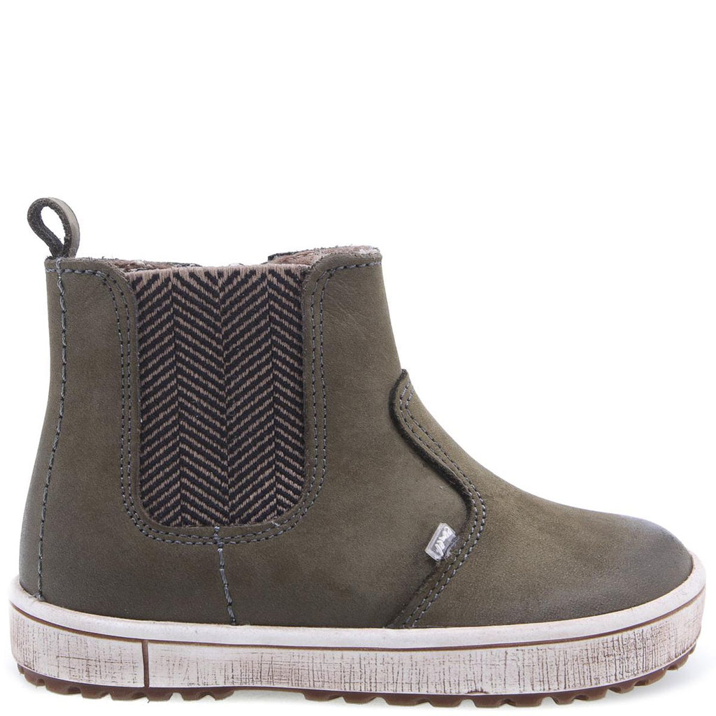 Emel khaki autumn boots zipper (2620-14) - MintMouse (Unicorner Concept Store)