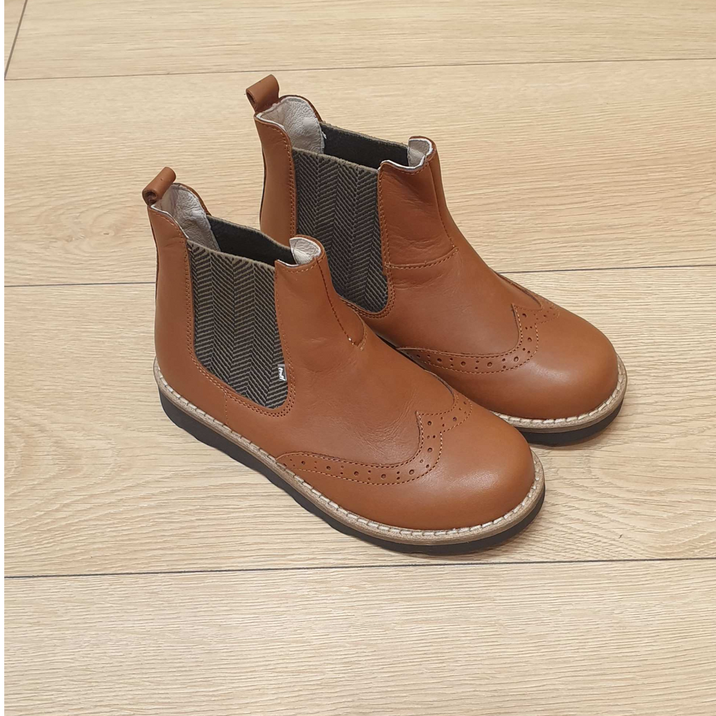 (2733-4) Emel Brown Ankle boots - MintMouse (Unicorner Concept Store)