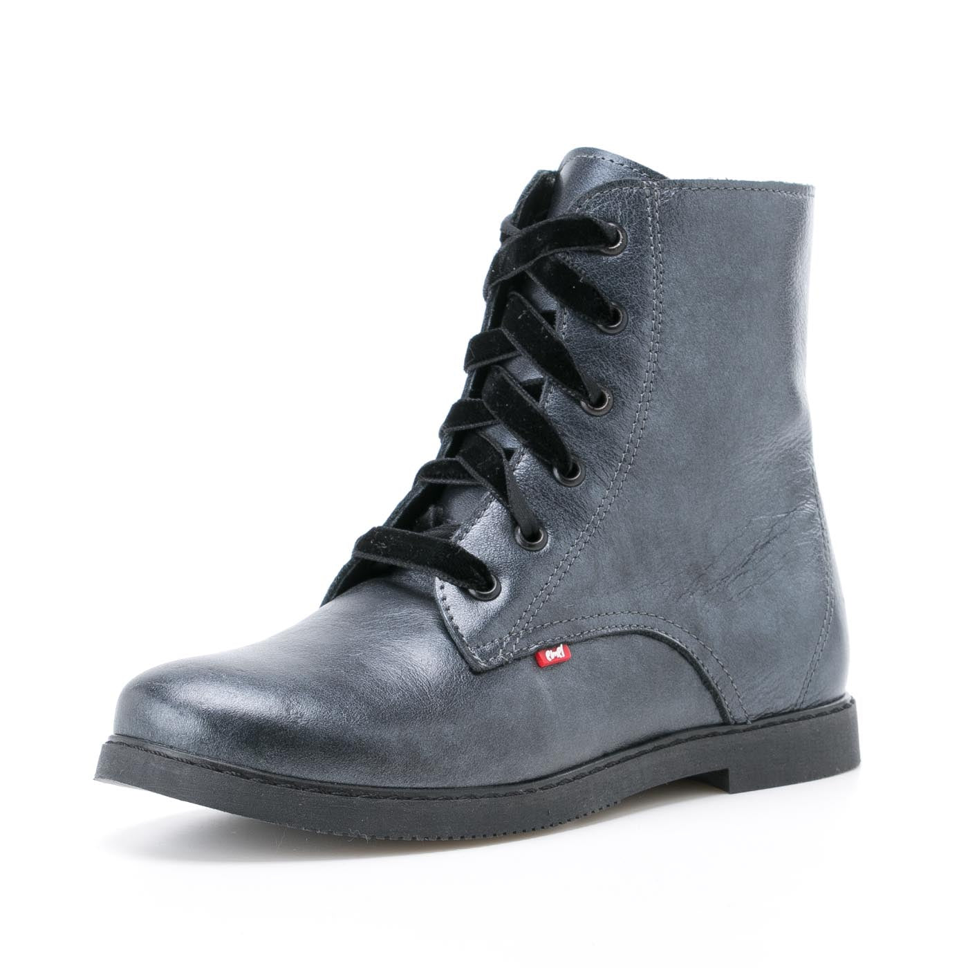 Emel grey metallic ankle boots (2622A) - MintMouse (Unicorner Concept Store)