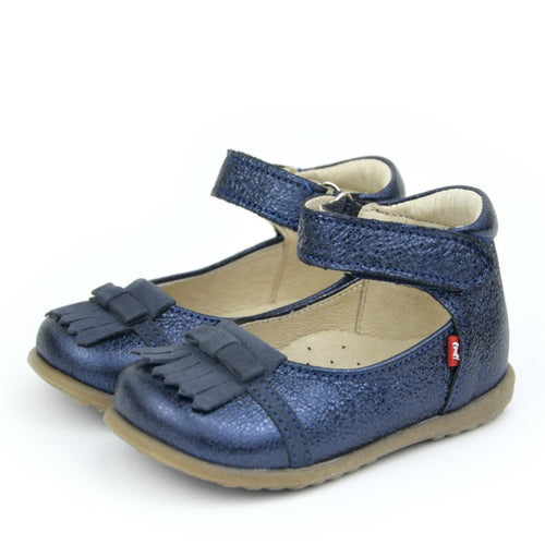 (1074-4) Navy shiny balerina - MintMouse (Unicorner Concept Store)
