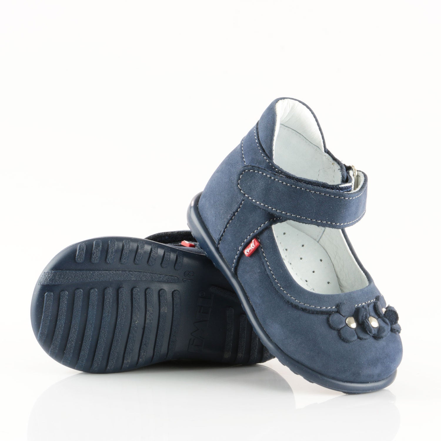 (2094-9) Emel Navy Flowers Half-Open Classic - MintMouse (Unicorner Concept Store)