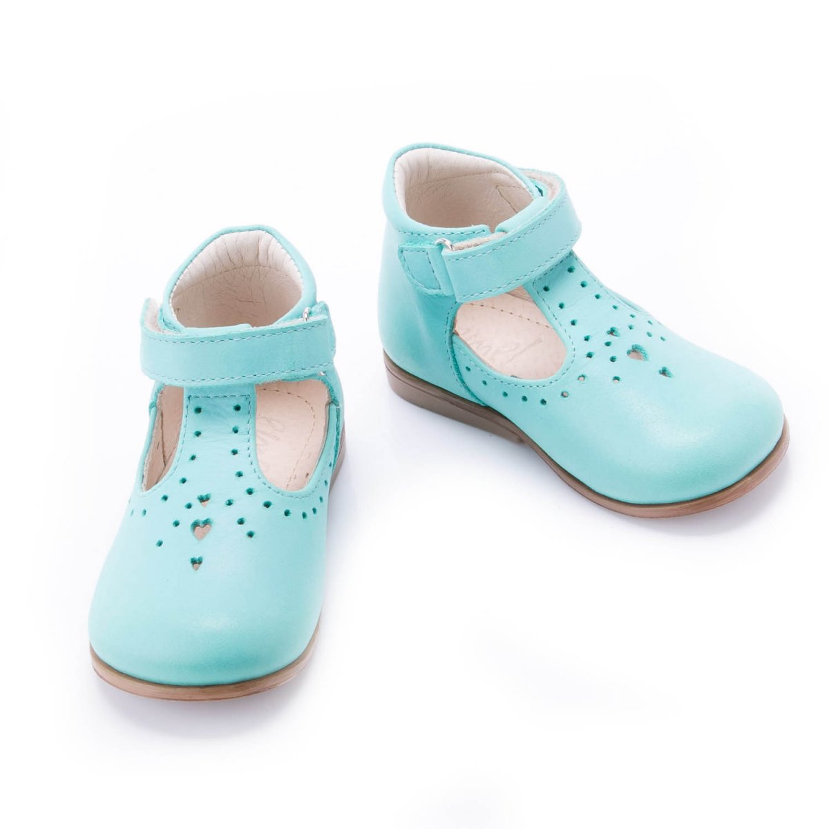 (2385B-1) Emel turquoise t-bar balerinas - MintMouse (Unicorner Concept Store)