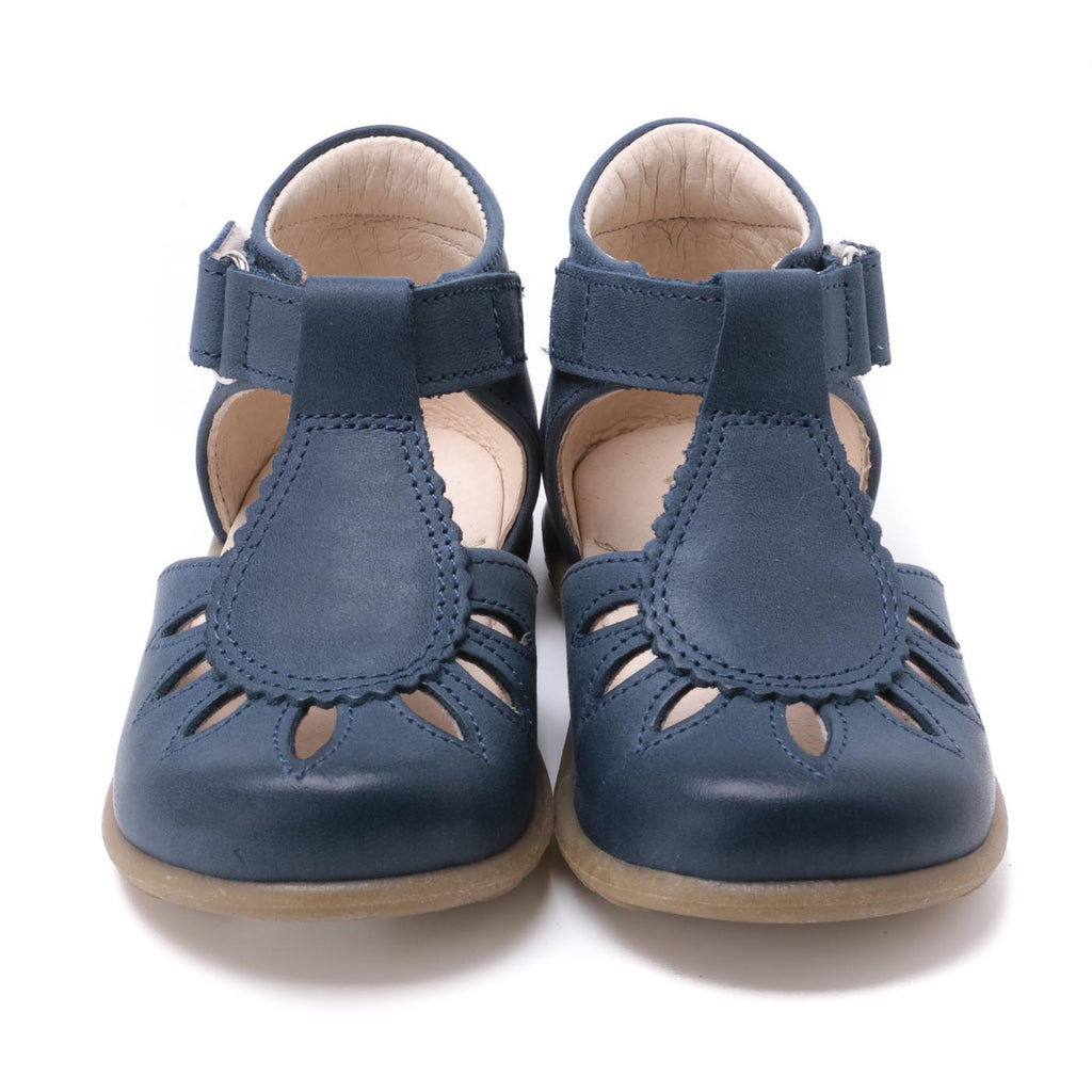 (2436-14) Emel navy blue Half-Open Shoes - MintMouse (Unicorner Concept Store)