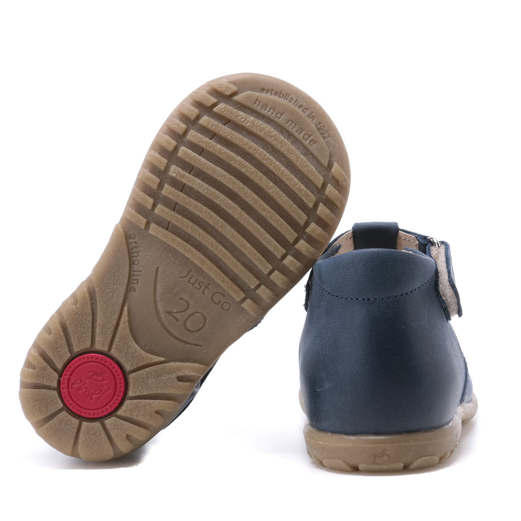 (2436-14) Emel navy blue Half-Open Shoes - MintMouse (Unicorner Concept Store)