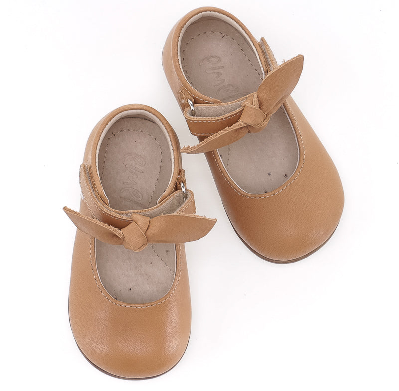 (2047-1) Emel cognac classic ballerina - MintMouse (Unicorner Concept Store)