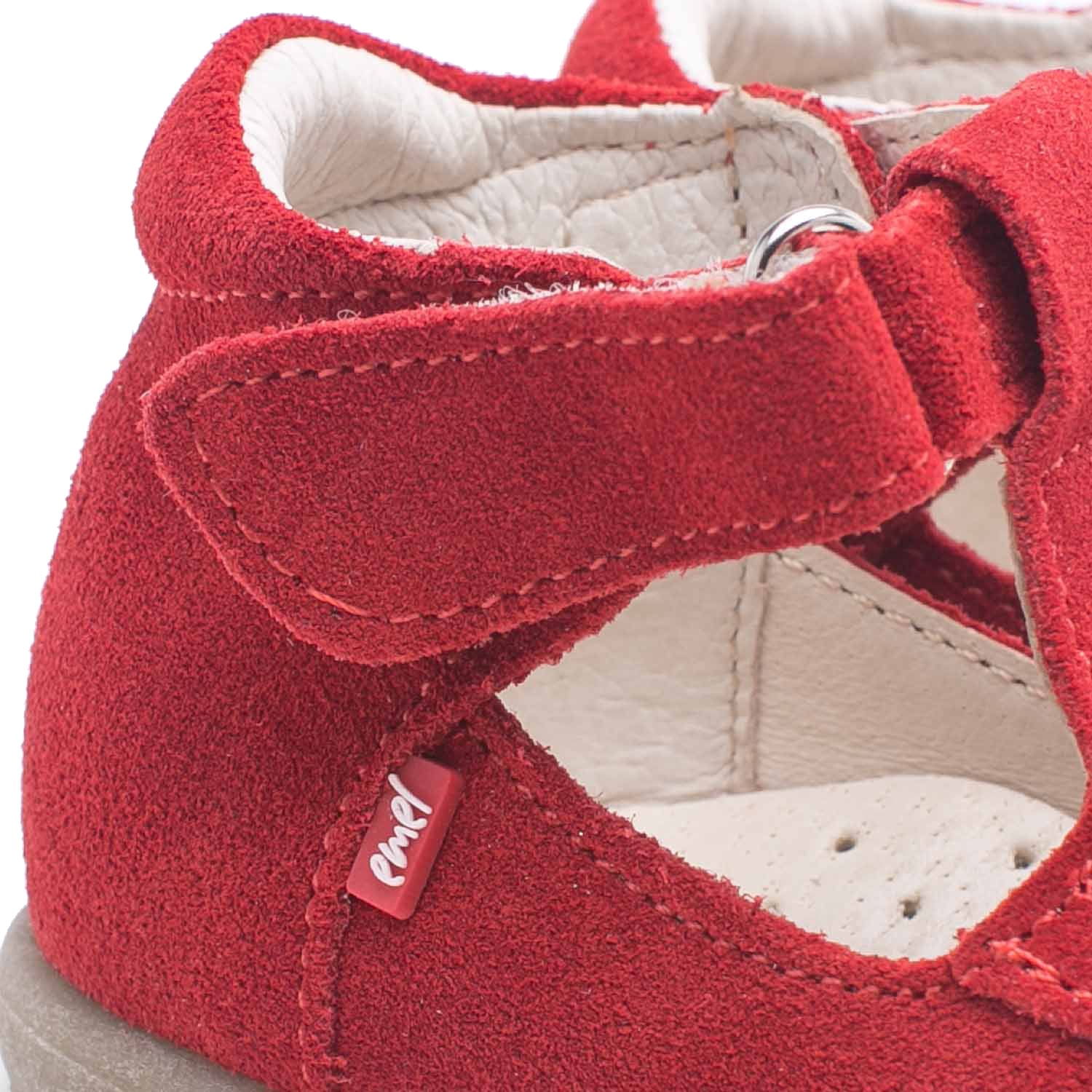 (1490B-1) Red Velour Half-Open Shoes - MintMouse (Unicorner Concept Store)