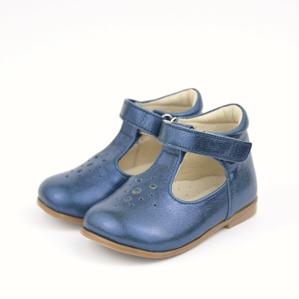 (2384-8) Navy shiny ballerinas - MintMouse (Unicorner Concept Store)
