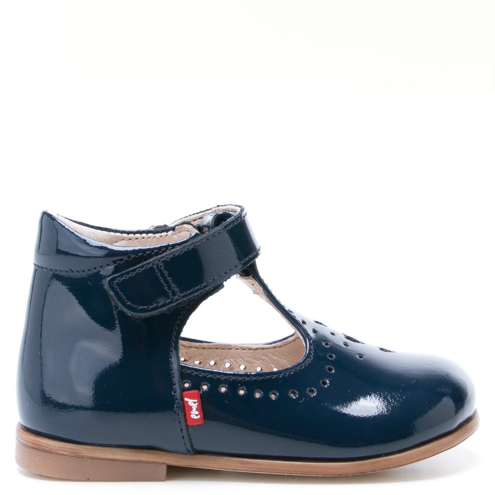 (2385B-5) Navy patent Half-Open Shoes - MintMouse (Unicorner Concept Store)