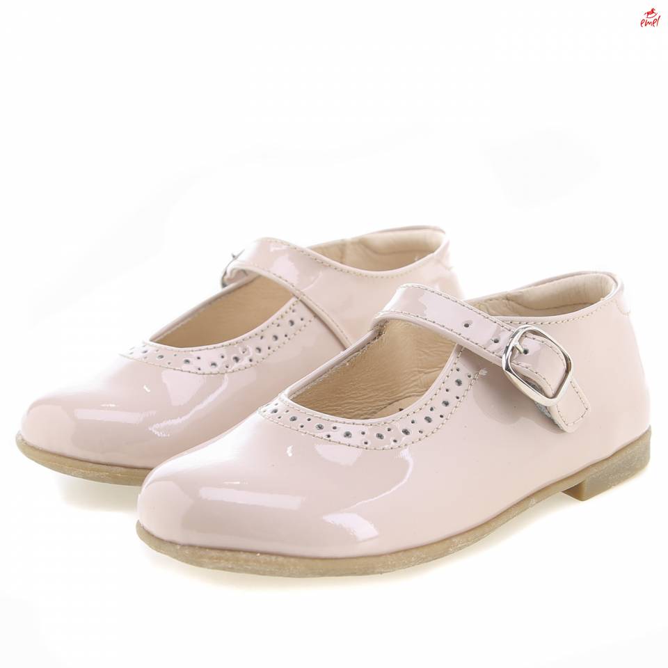 (2674-5) Emel balerina shoes - beige patent leather - MintMouse (Unicorner Concept Store)