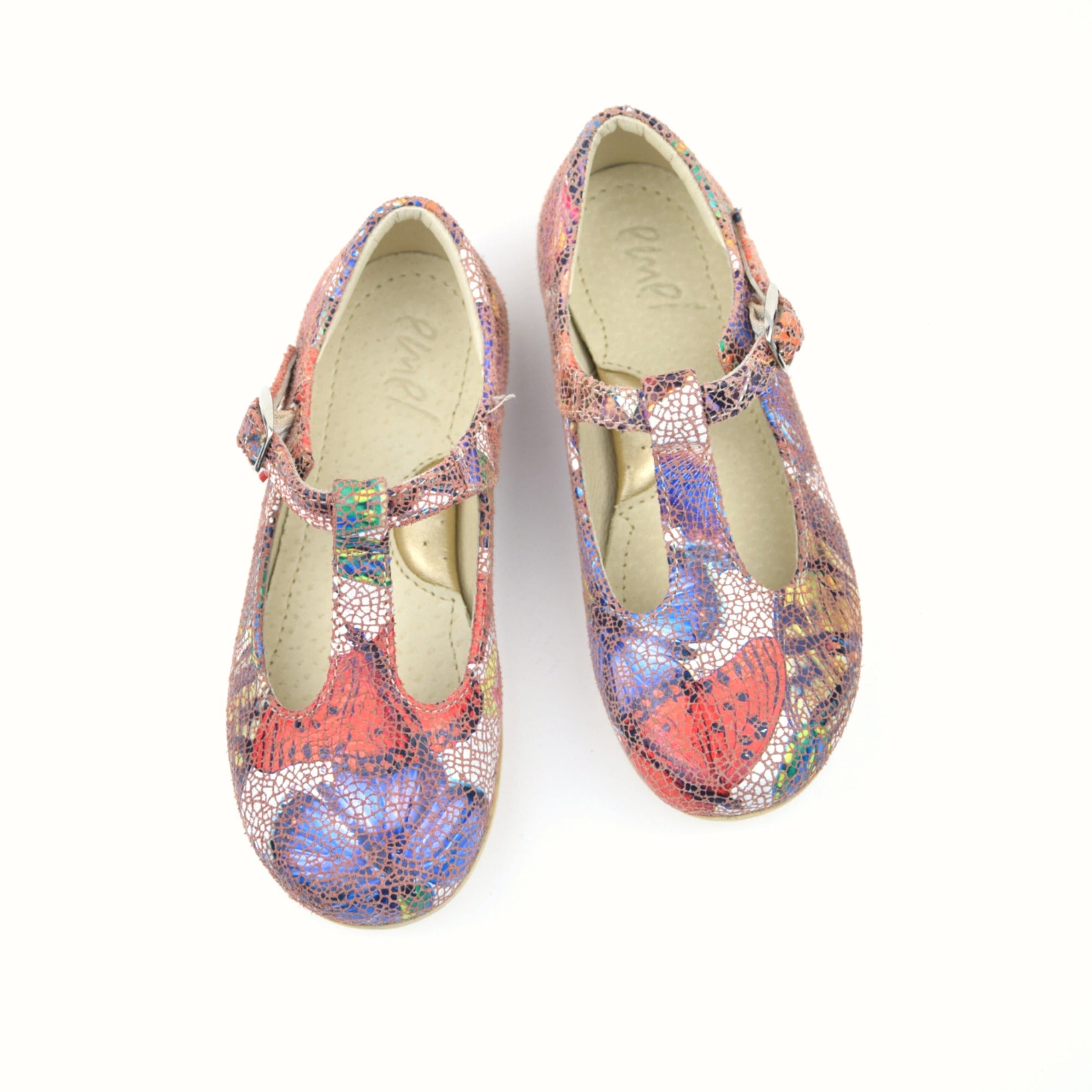 (2480A) Emel balerina shoes gaudi print - MintMouse (Unicorner Concept Store)