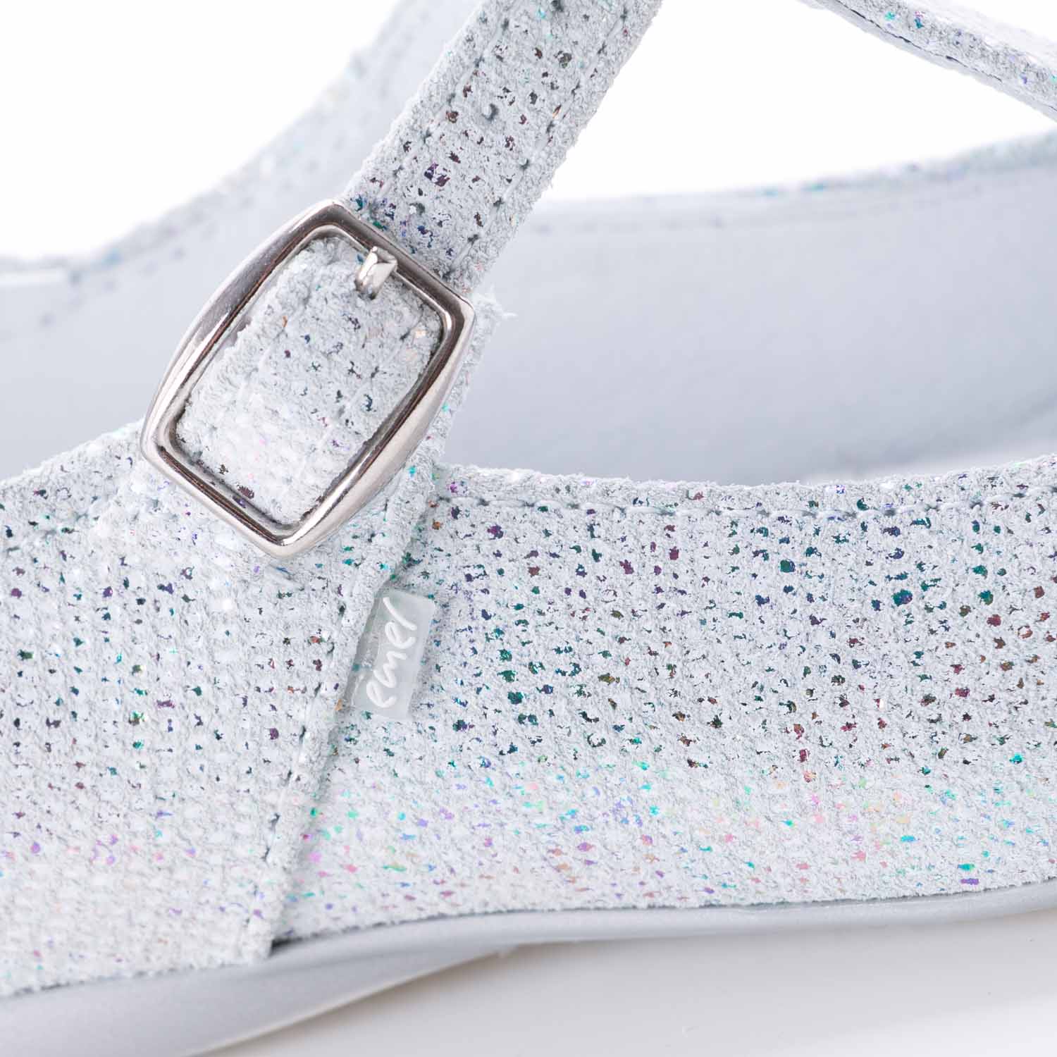 (2482-1) Emel White shiny balerina - MintMouse (Unicorner Concept Store)