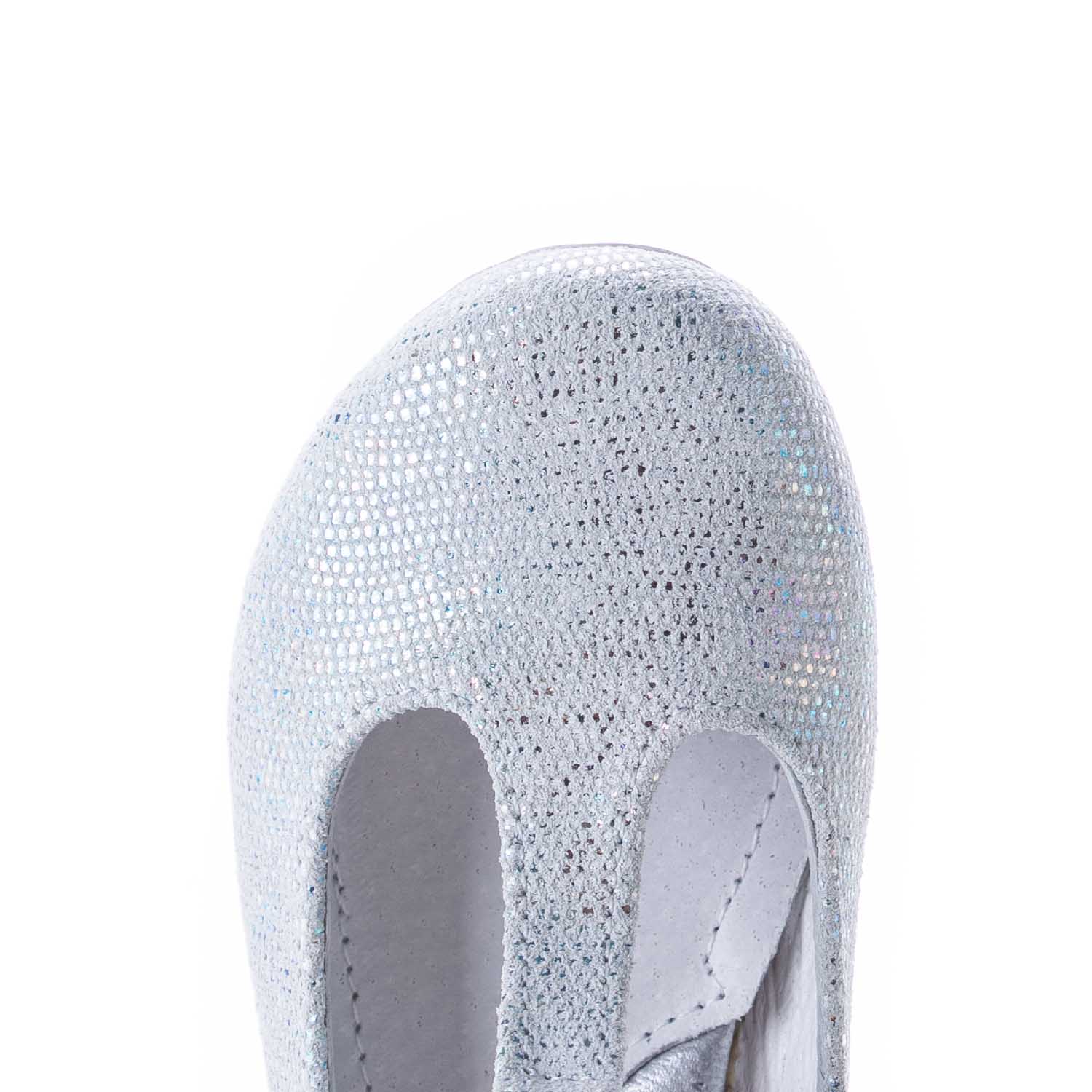 (2482-1) Emel White shiny balerina - MintMouse (Unicorner Concept Store)