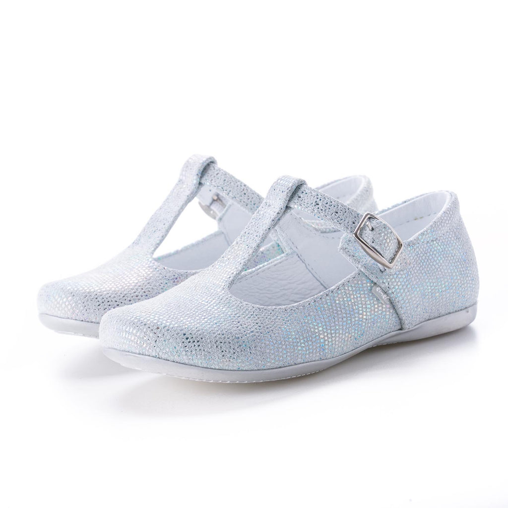(2482-1) Emel White shiny balerina - MintMouse (Unicorner Concept Store)