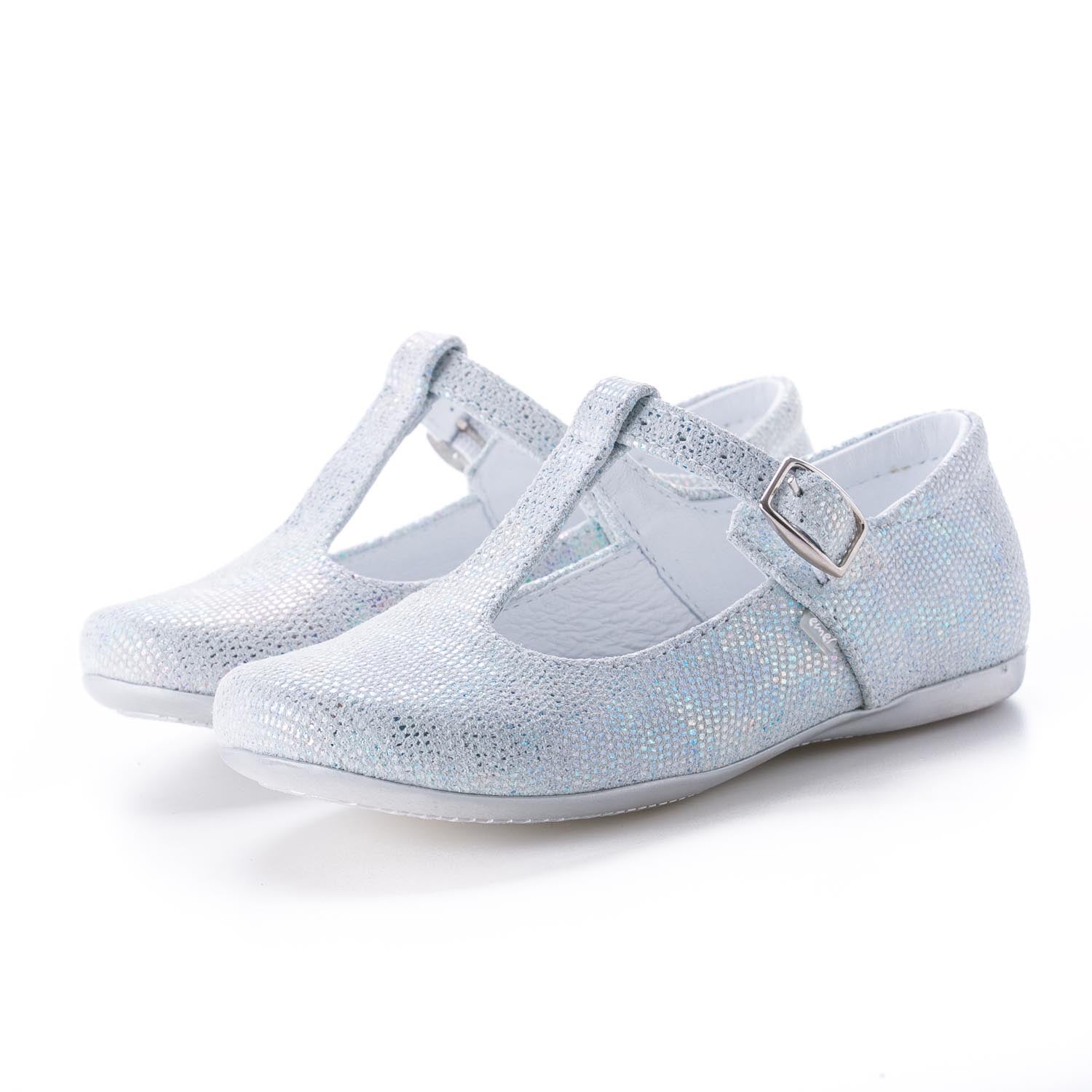 (2482-1) Emel White shiny balerina - MintMouse (Unicorner Concept Store)
