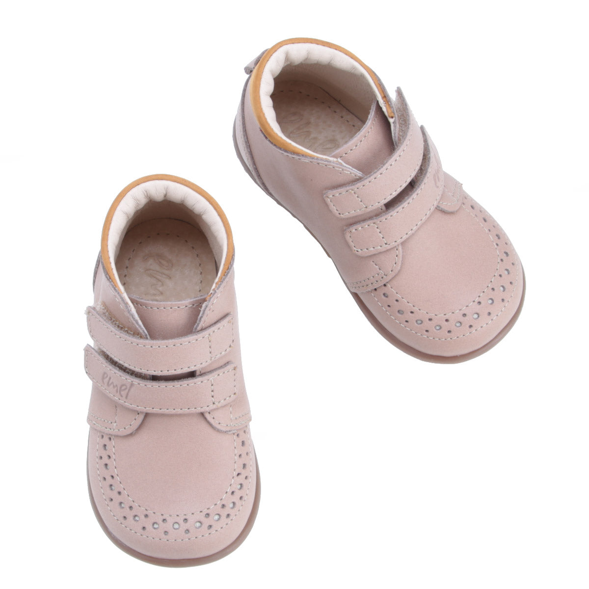 (2439B-11) Emel first shoes Beige velcro - MintMouse (Unicorner Concept Store)