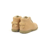 (562D-7) Emel Lace Up First Shoes beige with bow - MintMouse (Unicorner Concept Store)
