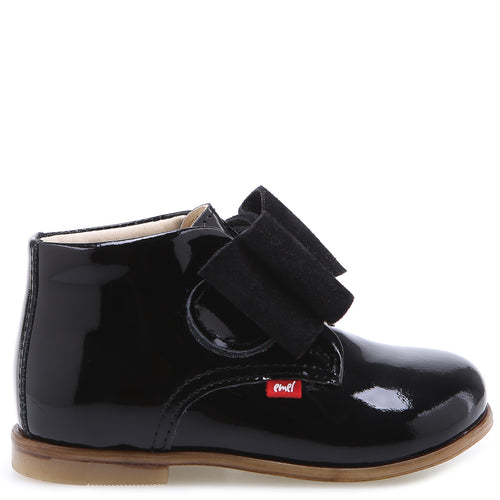 (1899-2) Emel Black bow velcro - MintMouse (Unicorner Concept Store)