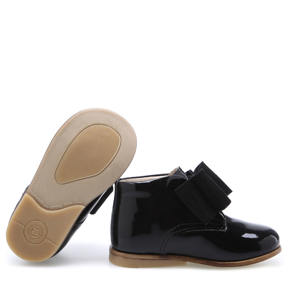 (1899-2) Emel Black bow velcro - MintMouse (Unicorner Concept Store)