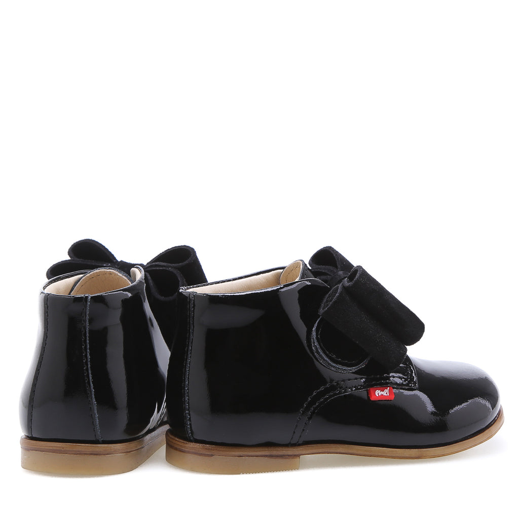 (1899-2) Emel Black bow velcro - MintMouse (Unicorner Concept Store)