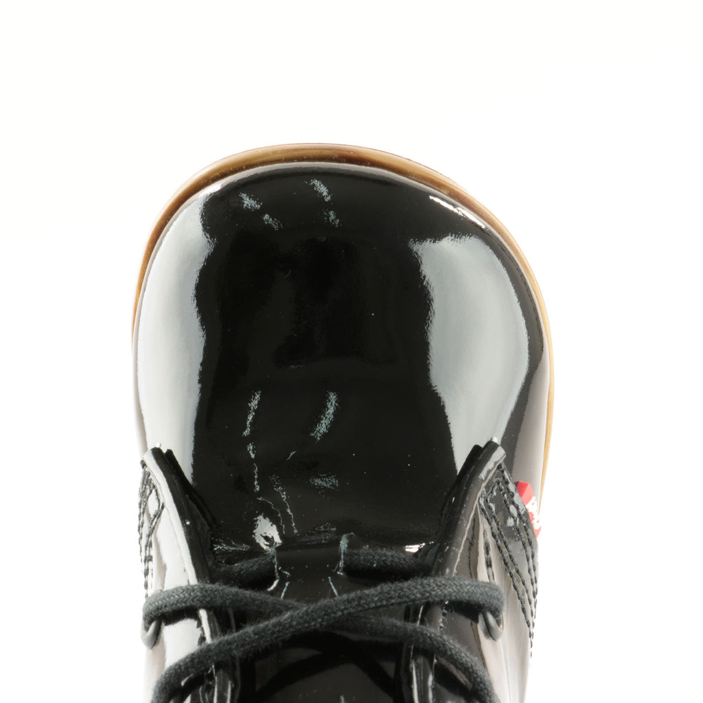 (2393) Emel Black Laque Lace Up Shoes - MintMouse (Unicorner Concept Store)