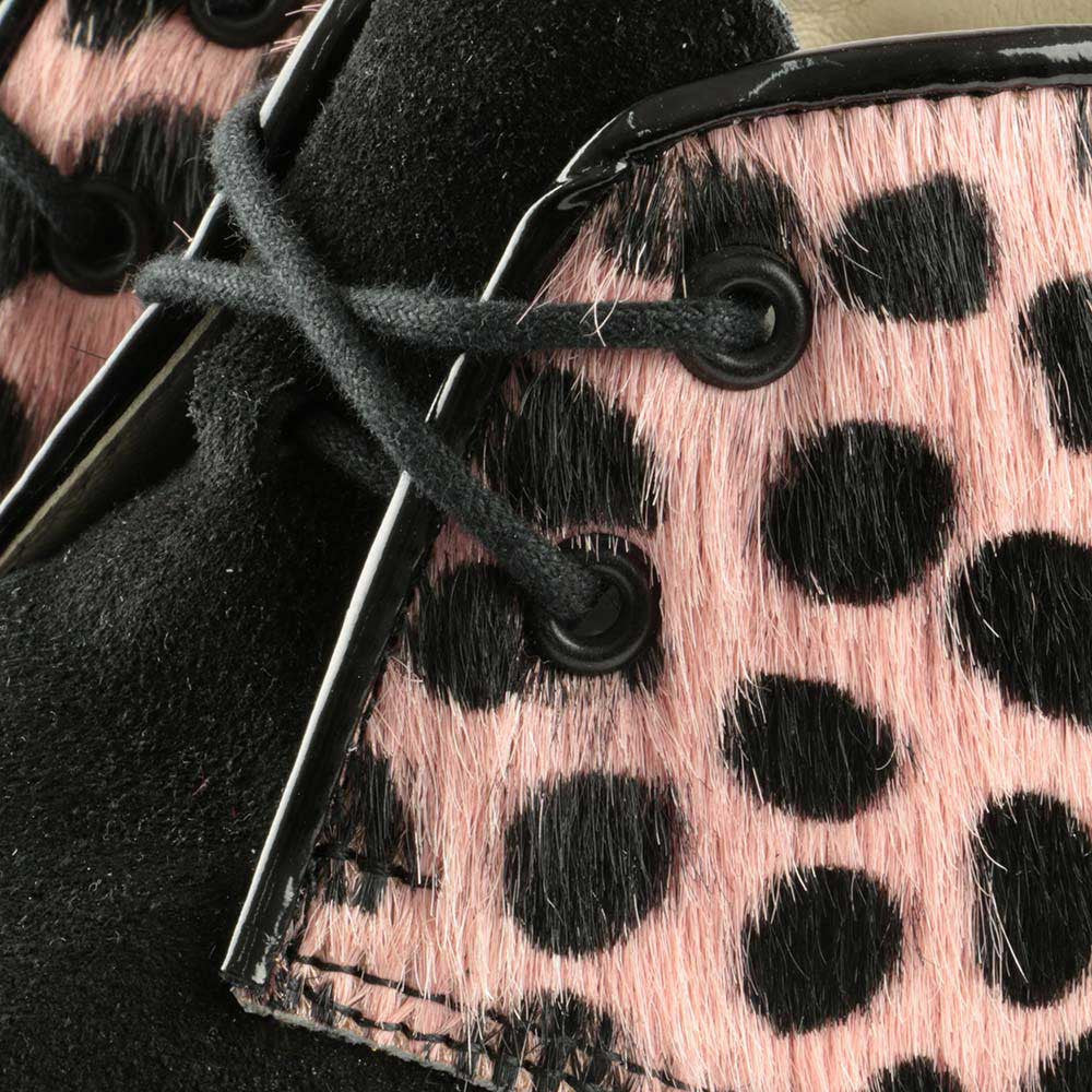 (2393A-1) Emel furry Lace Up Classics - MintMouse (Unicorner Concept Store)