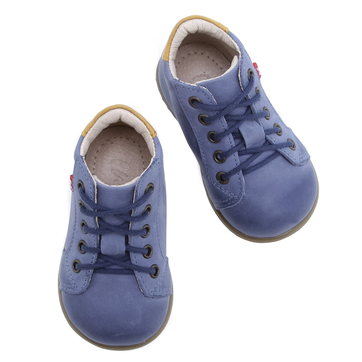 (1101-18) Emel blue Lace Up First Shoes - MintMouse (Unicorner Concept Store)