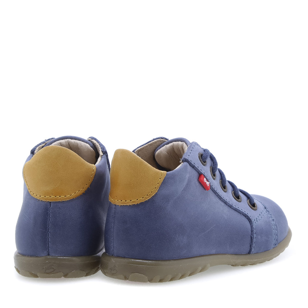 (1101-18) Emel blue Lace Up First Shoes - MintMouse (Unicorner Concept Store)