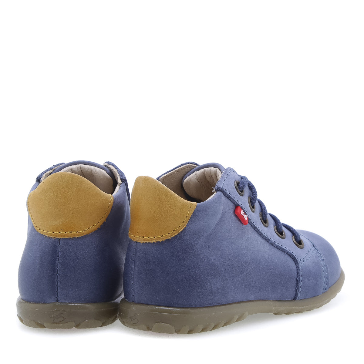 (1101-18) Emel blue Lace Up First Shoes - MintMouse (Unicorner Concept Store)