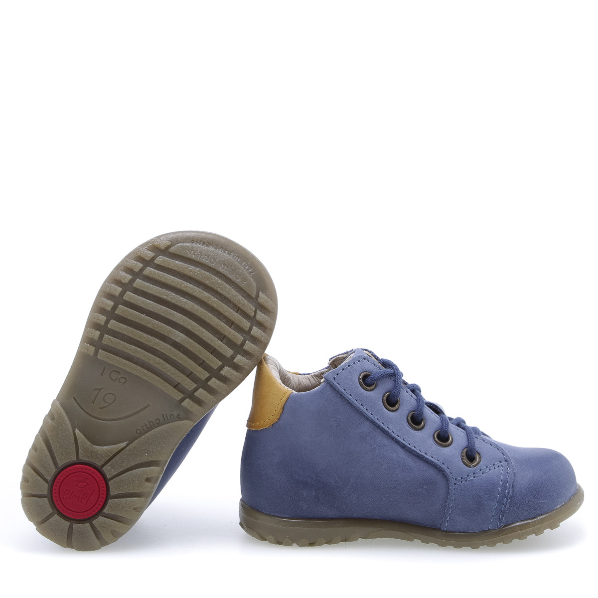 (1101-18) Emel blue Lace Up First Shoes - MintMouse (Unicorner Concept Store)