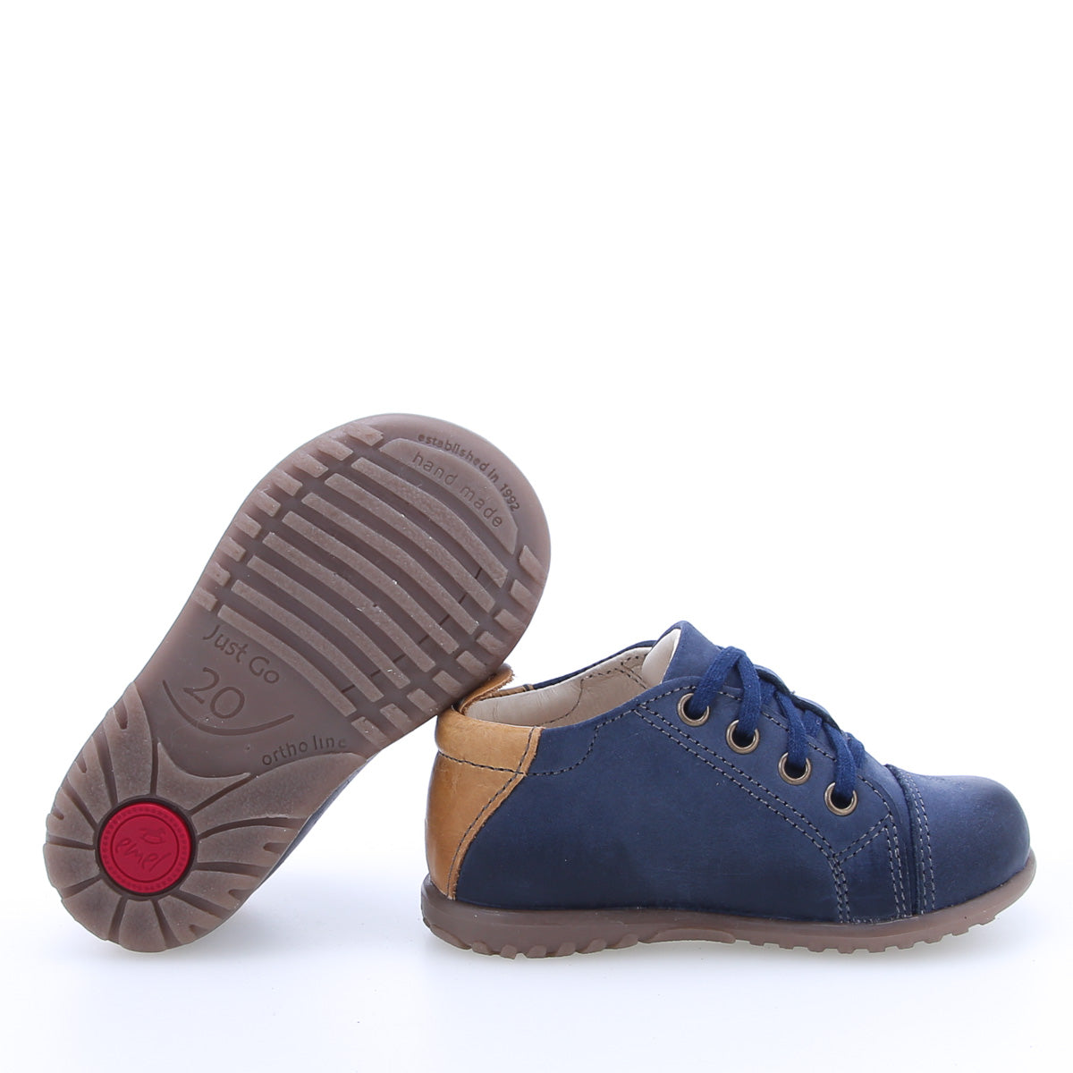 (2434-32) Emel Low Lace Up First Shoes - MintMouse (Unicorner Concept Store)