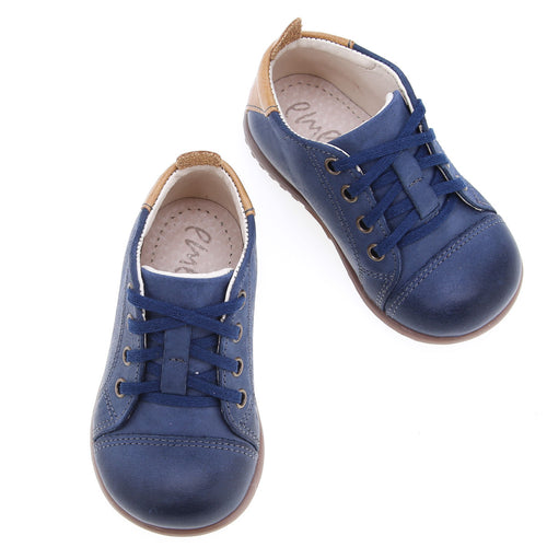(2434-32) Emel Low Lace Up First Shoes - MintMouse (Unicorner Concept Store)