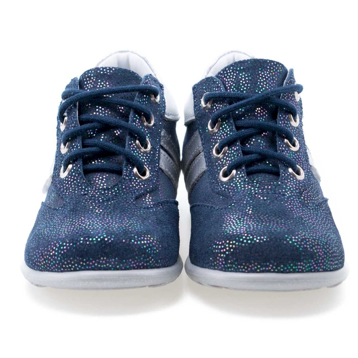 (2045-19) Emel Blue Lace Up First Shoes - MintMouse (Unicorner Concept Store)