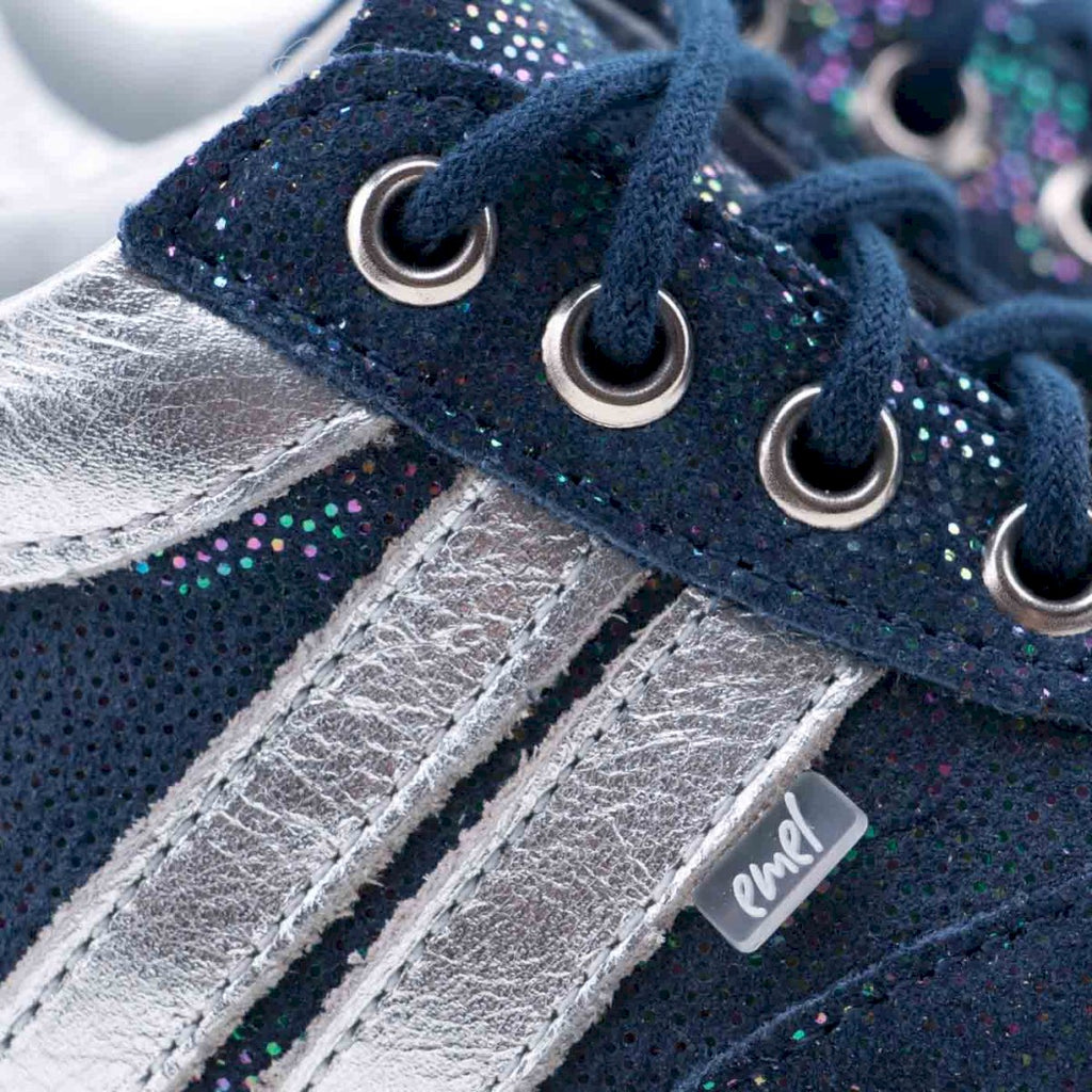 (2045-19) Emel Blue Lace Up First Shoes - MintMouse (Unicorner Concept Store)