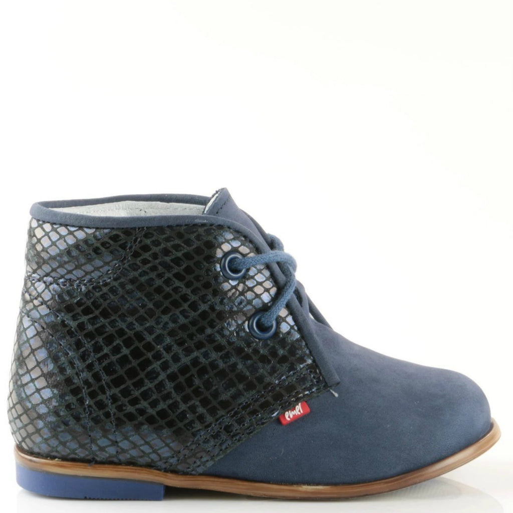 (2195A-1) Navy Lace Up Classics - MintMouse (Unicorner Concept Store)