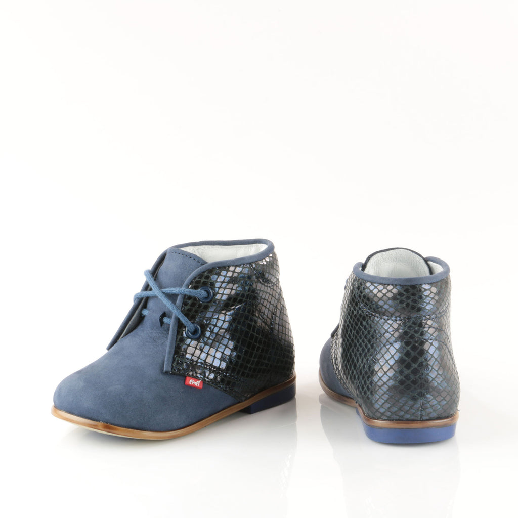 (2195A-1) Navy Lace Up Classics - MintMouse (Unicorner Concept Store)