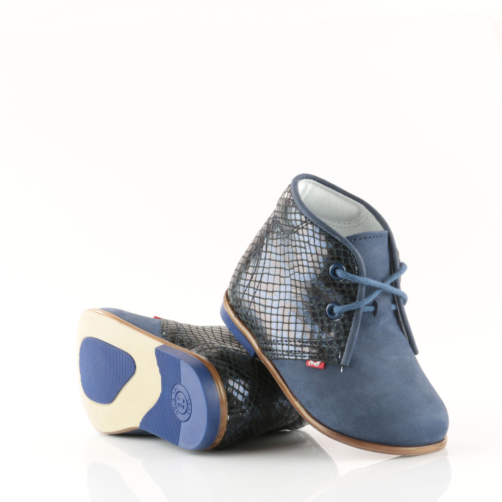 (2195A-1) Navy Lace Up Classics - MintMouse (Unicorner Concept Store)