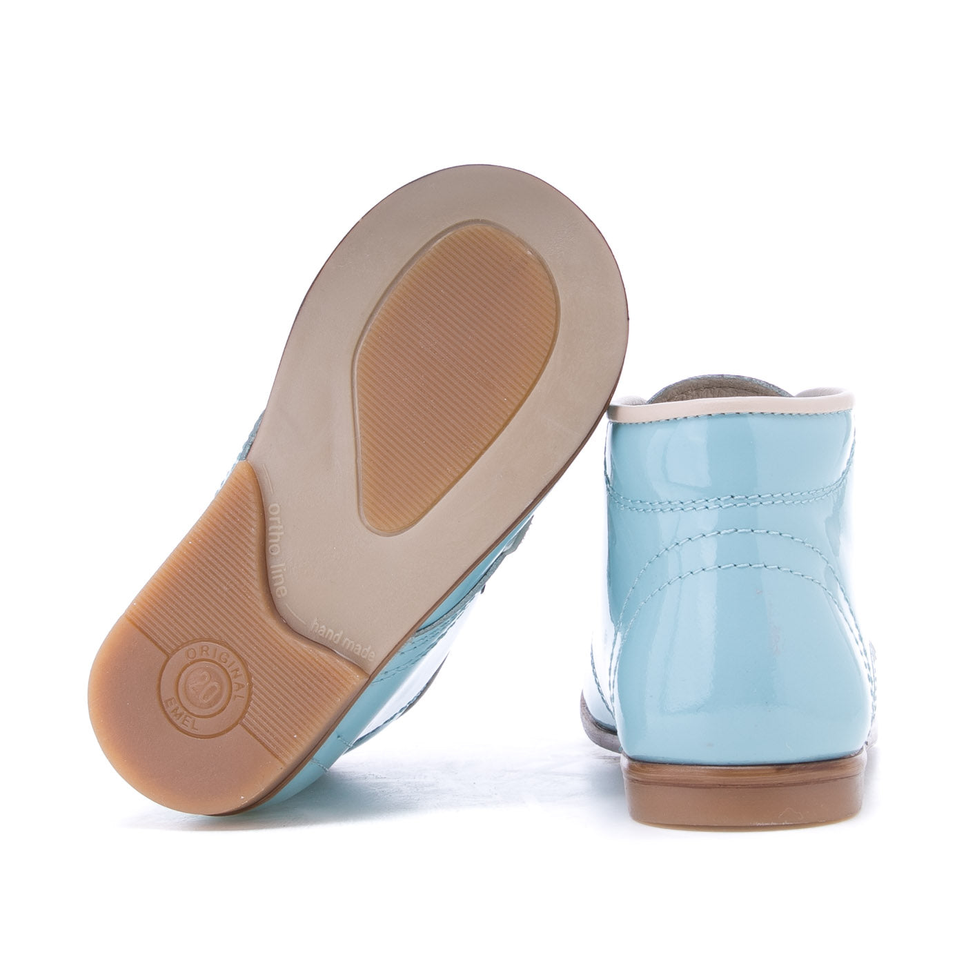 (2393-11) Blue Patent Leather Lace Up Shoes - MintMouse (Unicorner Concept Store)