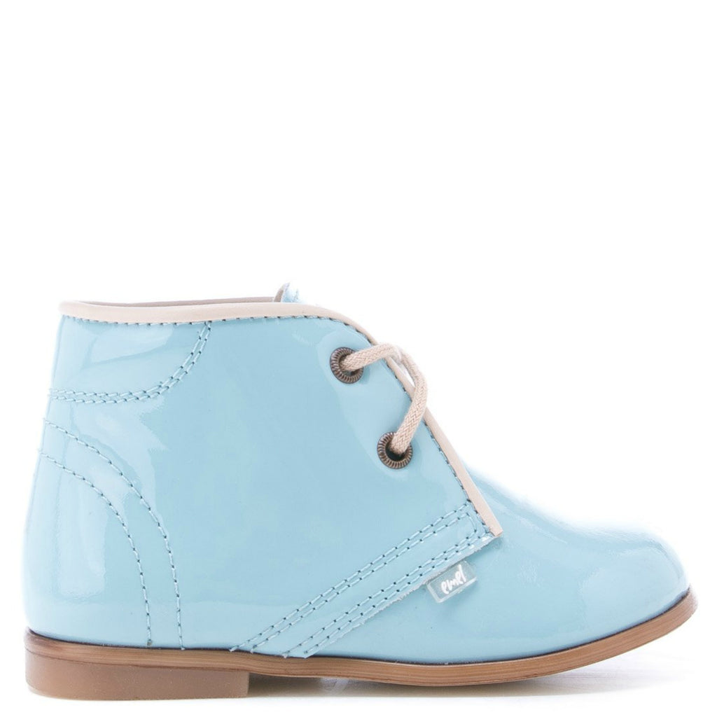 (2393-11) Blue Patent Leather Lace Up Shoes - MintMouse (Unicorner Concept Store)
