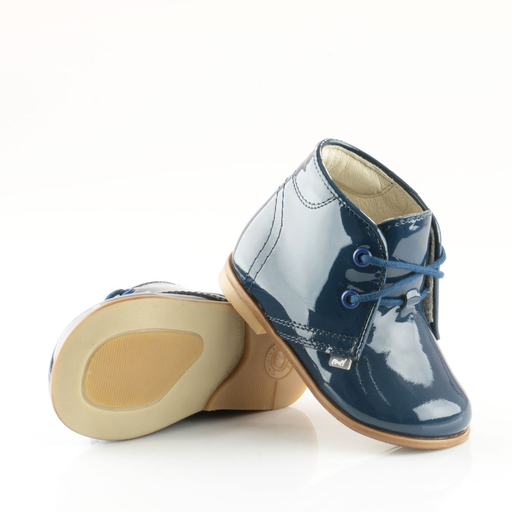 (2393-4) Emel blue patent classic first shoes - MintMouse (Unicorner Concept Store)